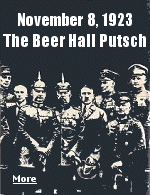 On November 8, 1923 Adolph Hitler led his Nazi followers in an abortive attempt to seize power in what became known as the ''Beer Hall Putsch''. 